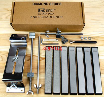 Станок для заточування ножів Ruixin Pro III DIAMOND, точила для ножів, ножиць(7 алмазних брусків)