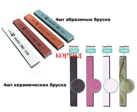 Точилка ножей "Rehoo PRO RH - 006" на струбцине (360°, усовершенствованный механизм, 8 камней)