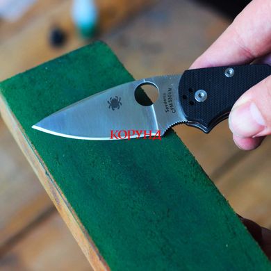 Шкіряне полотно для фінішної правки ножів та лез (206мм х 78мм х 4мм)