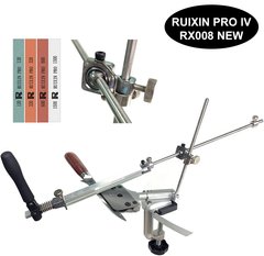 Точилка для ножів "Ruixin PRO-IV RX-008 NEW" на струбціні (360° поворотний механізм, 4 камені)