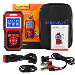 Konnwei KW-870 Профессиональный автосканер OBD2, CAN с тестером АКБ (6В - 12В)