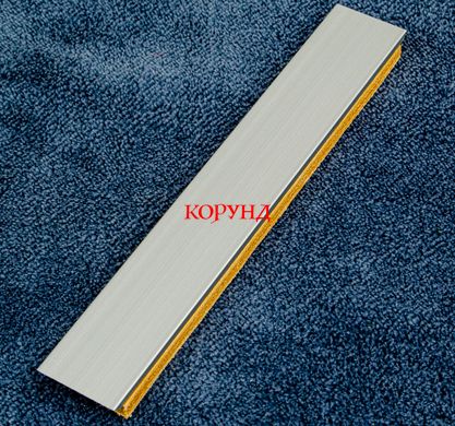 Кожаное полотно 4мм на алюминиевом бланке для доводки кромки лезвий (160мм х 25мм х 8мм)