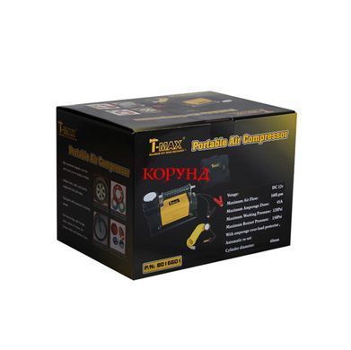 Компрессор автомобильный T-MAX 12V 10Атм 360Вт 72л/мин