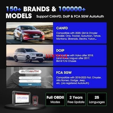 Автосканер Launch X431 IMMO Elite 8" (4/64GB) для програмування ключів та іммобілайзера | професійна OBD2 діагностика авто