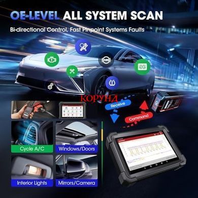 Автосканер Launch X431 IMMO Elite 8" (4/64GB) для програмування ключів та іммобілайзера | професійна OBD2 діагностика авто