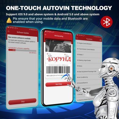 Автосканер THINKCAR THINKDIAG 2 OBD2 Bluetooth для Android iOS з ECU Coding та 16 сервісними функціями