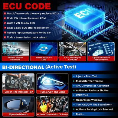 Діагностичний сканер Launch X431 Pro V5.0 для авто, професійний автосканер OBD2 з кодуванням