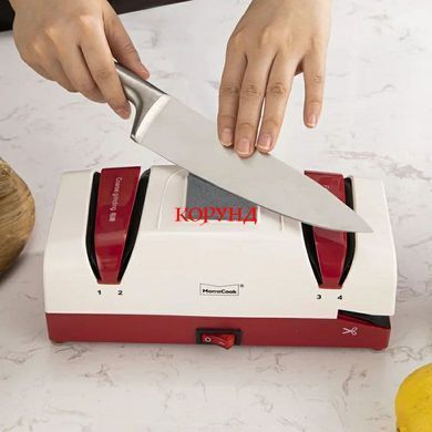 Электроточилка для ножей "MomsCook MTKN-001V12R" (заточка ножей, ножниц, отверток, 60Вт + запаска)