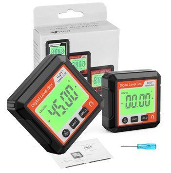 Кутомір "Digital Level Box RW" електронний магнітний, інклінометр, цифровий рівень (IP65, точність &plusmn;0,2&deg;)