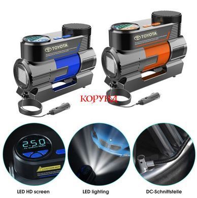 Оригинальный TOYOTA Компрессор KAP236F 120W, LED Фонарик