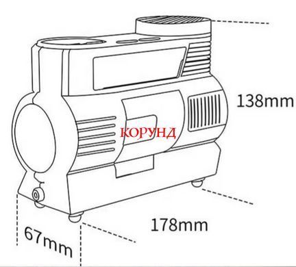 Оригинальный TOYOTA Компрессор KAP236F 120W, LED Фонарик