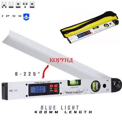 Цифровой профессиональный уровень с угломером "AR-400" (IP65, точность ±0,1°)
