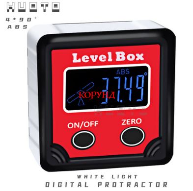 Угломер электронный "RED LEVEL BOX-II" магнитный, инклинометр, цифровой уровень (IP65, точность ±0,1°)