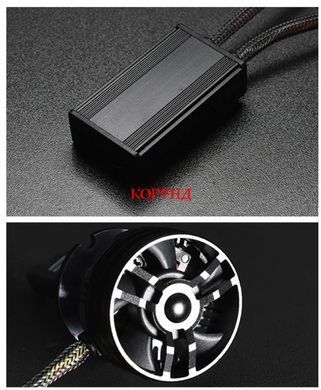 LED лампы AVT CANBUS HB4-Q7. Светодиодные очень яркие авто лампы 9006 с обманкой (80w, 17000Lm, 6000K)